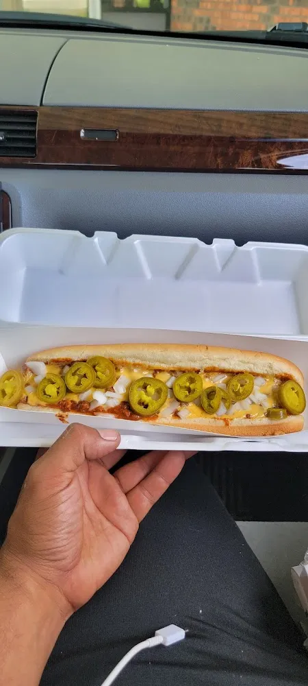 Chili Cheese Foot Long Hot Dog